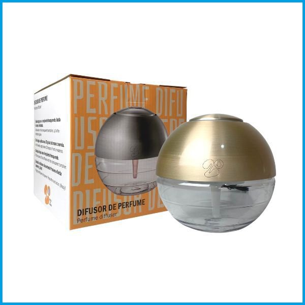 Difusor bola de olor dorada de la marca 20 gotas de 600ml de D'Arome