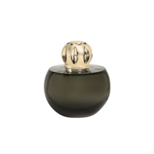 Lámpara catalítica coleccion Holly Gris Mousse sola más aroma Amber Powder de la marca Maison berger de D'Arome