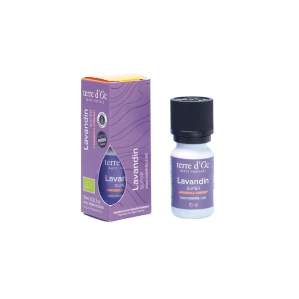 Aceite esencial puro de 10 ml de Lavanda Super de la marca de Terre D'Oc para D'arome