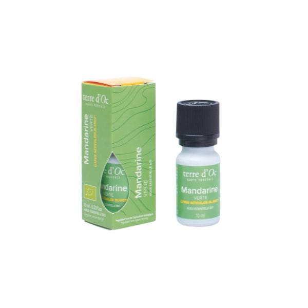 Aceite esencial puro de 10 ml de Mandarina Verde de la marca de Terre D'Oc para D'arome