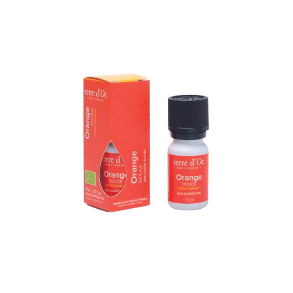 Aceite esencial puro de 10 ml de Naranja Dulce de la marca de Terre D'Oc para D'arome