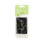 Ambientador de coche fabricado en celulosa y perfumado con el aroma por ti de Loes para D'Arome