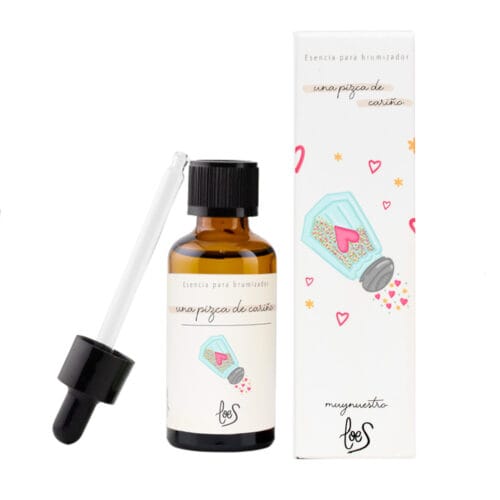 Esencia para difusores de perfume del aroma Una pizca de cariño junto con pipeta cuentagotas de la marca Loes para D'Arome