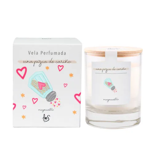 Vela perfumada del aroma Una pizca de cariño de la marca Loes para D'Arome