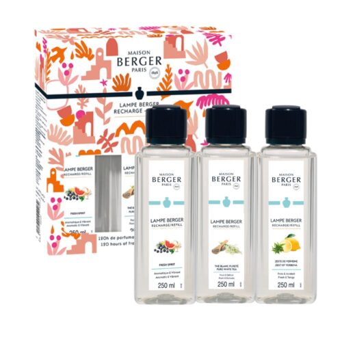 El Trio Pack Summer de Maison Berger es la elección perfecta para quienes buscan una variedad de aromas frescos y energizantes este verano.