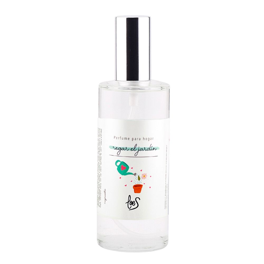 Perfume de hogar Regar el Jardín para momentos puntuales. Pulverizas y, en segundos, el ambiente cambia: huele a calma, a flores, a casa.