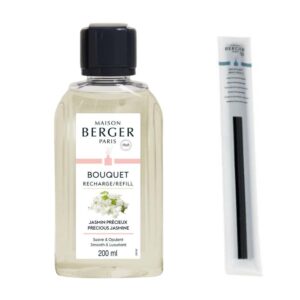 Recarga tu bouquet con Jasmin Précieux Recambio de Mikado, un aroma floral y elegante sin cambiar el frasco. ¡Descúbrelo ahora y vuela!