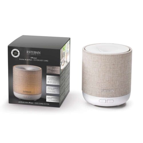 Bonito por fuera, potente por dentro. Difusor de aromas Easy Living con luz cálida. Funciona con brumas, aceites o concentrados. ¡Descúbrelo!