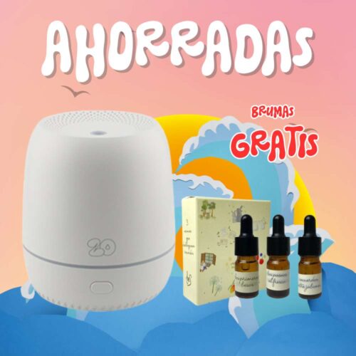 Pack ahorradas difusor Sira viene con 3 brumas GRATIS. Perfecto para viajes o espacios pequeños. ¡Huele mucho y ahorra más en Darome!