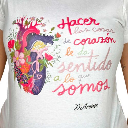 CAMISETA - "Hacer las cosas de corazón" - Imagen 3