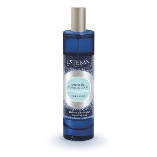 Perfume de ambiente Santal et Fleur de Coco de Esteban Paris: un spray elegante que transforma el ambiente en segundos.