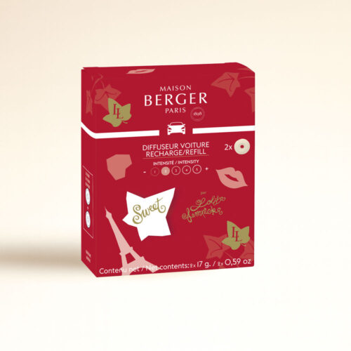 Recarga Ambientador de Coche Lolita Lempicka Sweet para prolongar la magia en tu coche. Un viaje goloso y adictivo. ¿Te animas a probarlo?