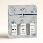 Descubre el Triopack Rosalie con 3 aromas icónicos: Splendeur Vanillée, Tabac Ambré y Pétillance Exquise. ¡Purifica, elimina olores y perfuma!