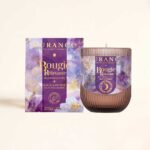 Vela Natural Perfumada Relajante Durance con aceites esenciales de lavandín y petitgrain. Perfecta para combatir el estrés y mejorar el descanso.