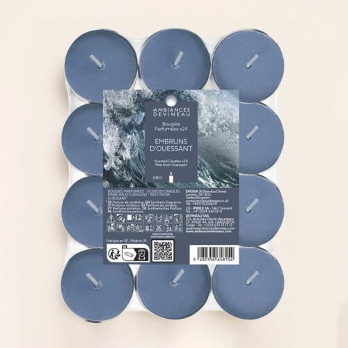 Las Velas de té perfumadas Brisas de Ouessant perfuman con frescor marino. Aportan calma y pureza en casa. ¿Eres de aromas frescos? Pruéba