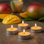 Velas de té perfumadas Mango de Filipinas –  24 uds. - Imagen 2