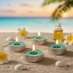 Velas de té perfumadas Monoï de Polinesia –  24 uds. - Imagen 2