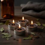 Velas de té perfumadas Pachuli de Indonesia –  24 uds. - Imagen 2