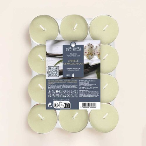 Las Velas de té perfumadas Vainilla de Madagascar aportan un aroma dulce y envolvente a tu casa. Ideal para un hogar acogedor. ¡Pruébalas ya!