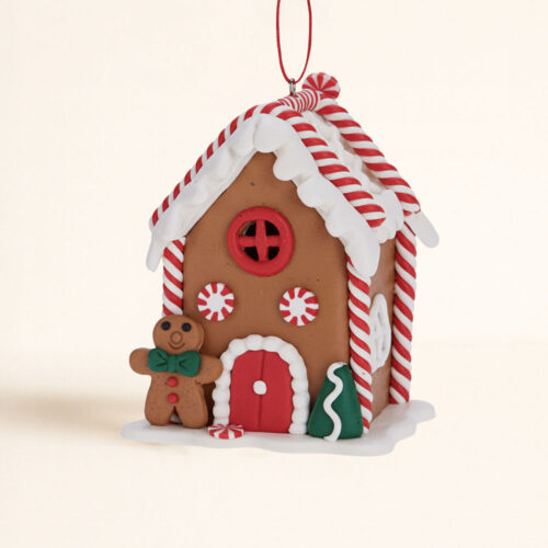 La Casita de Chocolate Muñeco Jengibre es perfecta para la decoración de Navidad. Ideal para colgar o colocar. Dulce, divertida y artesanal.