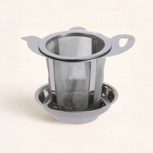 El Filtro para Infusiones y Té D'Arome deja pasar solo el sabor. Acero inoxidable, base antigoteo y diseño perfecto para tus momentos de calma.