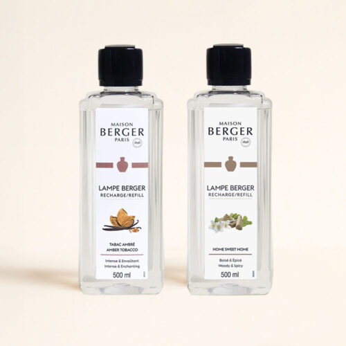 Pack Perfumes Orientales 2x500ml: Tabac Ambré + Home Sweet Home. Intensos y amaderados que perfuman y purifican tu hogar con estilo.