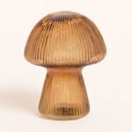 La Seta decorativa con Luz Ámbar gigante. Ilumina con un brillo cálido y elegante. De vidrio, diseño natural y un encanto acogedor para tu hogar.