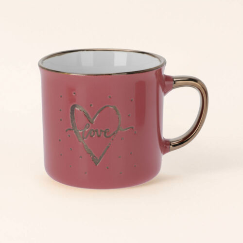 La Taza Brilla Bonito Rosa Oscuro une elegancia y ternura. Ideal para disfrutar cada mañana con amor. Haz de cada café un pequeño ritual.