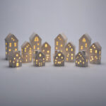 Decoración Navidad - CASITA CON LUZ ESTRELLA - Imagen 3