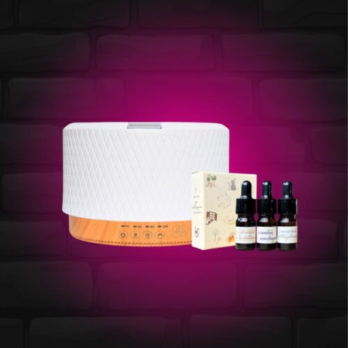 Pack Perfuma Intensamente: difusor de aromas Velvet, su diseño te va a enamorar. Lleva una caja con 3 aromas para que lo pongas en marcha ya.