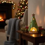 Portavelas ÁRBOL DE NAVIDAD VERDE pequeño - Imagen 2