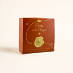 Vela decorativa con 3 mechas de madera Carta a los Reyes redonda – LoeS - Imagen 3