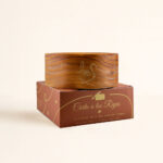 Vela decorativa con 3 mechas de madera Carta a los Reyes redonda – LoeS - Imagen 4