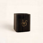 Vela decorativa con mecha de madera Villancicos por las Calles cuadrada – LoeS - Imagen 8