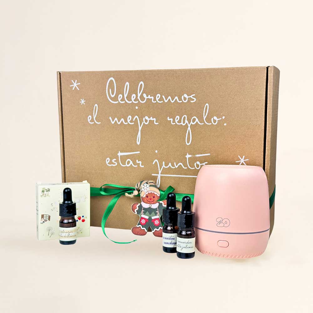 Cofre Regalo Original Difusor Sira y mini brumas. Presentación preciosa y lista para sorprender. ¡Regala recuerdos y aroma en un solo cofre!