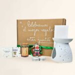 Cofre Regalo Original Quemador Corazón, tartaletas Loes y cerillas. Presentación preciosa, lista para sorprender y enamorar. ¡Regala momentos!