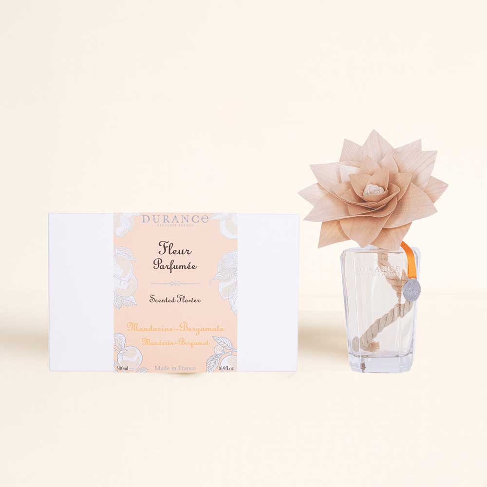 ambientador-mikado-flor-madera-mandarina-bergamota-500ml-durance MANDARINA BERGAMOTA - Flor perfumada madera 500ml - Imagen 1
