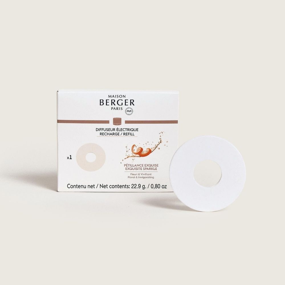 Pon tu difusor portátil con la recarga difusor de aromas Nómada Exquisite Sparkle. Cerámico y 8 semanas de aroma chic. ¡No te quedes sin ella!